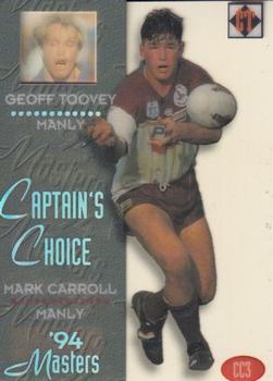 1994 Dynamic NSW Rugby League '94 Masters - Captains Choice #CC3 Mark Carroll Front